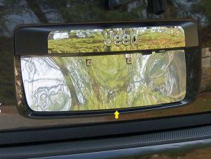 Накладка под номером крышки багажника стальная Luxury FX для Jeep Liberty 2008-2012 